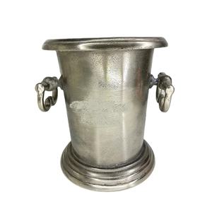 ถังไวน์โลหะอลูมิเนียมสำหรับงานหนักที่วางขวดเบียร์สีเงินดีไซน์ทันสมัยมีด้ามจับแบบโบราณสำหรับงานปาร์ตี้ - Product Image 1