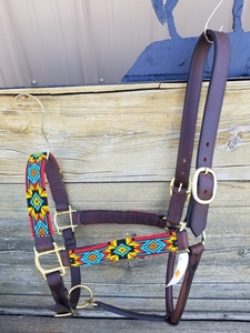 Cómodo y de Alta Calidad, Halter de Cuero Genuino con Hebilla de Latón, Duradero, Portátil, Totalmente Ajustable, Silla de Montar Occidental Ecuestre - Product Image 5