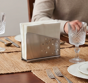 Elegante Porta Servilletas de Acero Inoxidable, Diseño de Primera Calidad, Perfecto para Decoración de Mesa de Comedor y Accesorio de Comedor Elegante - Product Image 5