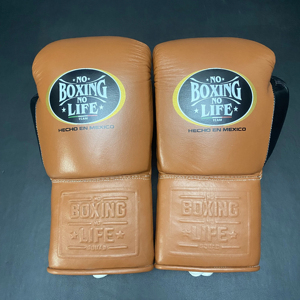 2026 <b>Top</b> Selling Custom Made High Quality No Boxing No Life Brown Black Leather Boxing Gloves <b>Lace</b>-up Breathable - Product Image 5
