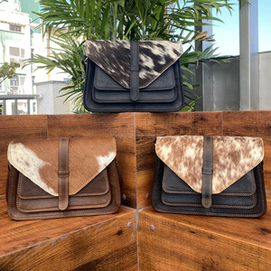 กระเป๋าสะพายพาดลำตัวหนังวัวอเนกประสงค์สำหรับผู้หญิงกระเป๋าสะพายหนังแท้กระเป๋าถือแฟชั่น - Product Image 4