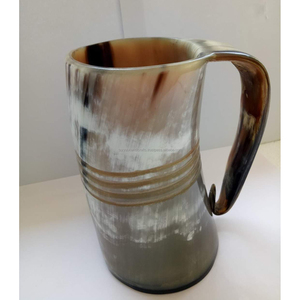 Handcrafted Viking Carving Animal Style <b>Drinking</b> <b>Horn</b> Mug Natural <b>Horn</b> From India for Wine and Beer - Product Image 5