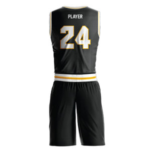 Nouvel ensemble de shorts de basketball au design moderne, kit d'équipe, impression par sublimation, uniforme d'équipe sportive, fabricant et fournisseur de vêtements pour hommes - Product Image 3