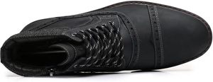 Mocasines Casuales de Negocios para Hombre, Zapatos Sin Cordones, Parte Superior de Cuero Genuino, Suela de PU Suave y Cómoda - Product Image 6