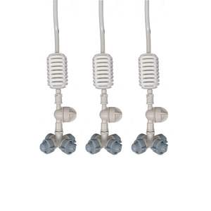 Pulvérisateur brumisateur 4 voies pour système d'humidification de ferme avicole, buse de brumisation en plastique, atomiseur d'eau, arroseur pour refroidissement de serre - Product Image 5