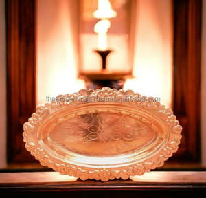 ถาดเสิร์ฟทองแดงขนาดเล็กตกแต่งโต๊ะของตกแต่งบ้านวันเกิดของขวัญครบรอบ - Product Image 4