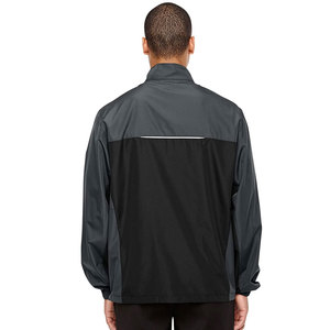 OEM Custom Jacket for Men Windbreaker <b>Coat</b> with Zip up Polyester Casual Jacket for Work in Winter - Product Image 2