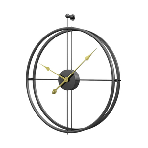 <b>Wall</b> <b>Clocks</b> Best Indoor Decor Living Room Home And Office <b>Wall</b> <b>Design</b> <b>Clock</b> With Metal & Wooden Combo - Product Image 6