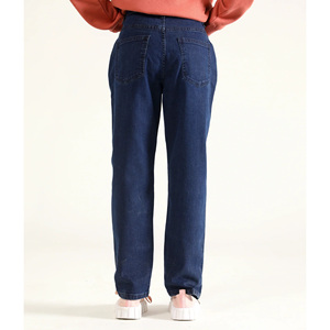 Pantalones Vaqueros Ligeros para Mujer, Suaves y Cómodos, Modernos, de Mezcla de Algodón, Ideales para Viajes Casuales de Verano - Product Image 4