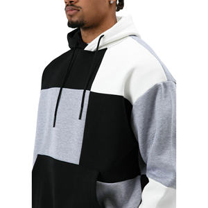 ชุดเซ็ตเสื้อฮู้ดและกางเกงวอร์มผ้าเฟรนช์เทอร์รี่ฟลีซสำหรับผู้ชาย รุ่นหนาพิเศษสำหรับฤดูหนาว แบบหลายชิ้นต่อชุด ผ้าฝ้ายเนื้อนุ่ม - Product Image 3