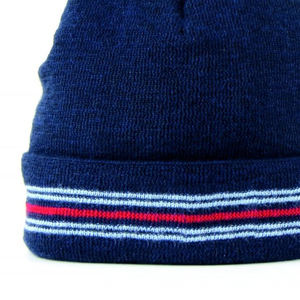 Wholesale Winter Acrylic Jacquard <b>Beanie</b> Cap Adjustable Ribbed Outdoor Use High Quality Custom Design Logo Breathable/<b>Waterproof</b> - Product Image 3