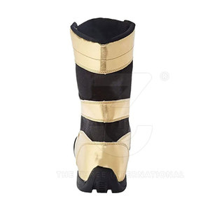 Elegantes Zapatos de Boxeo Profesionales Diseñados con Plantilla Acolchada, Parte Superior Transpirable y Suela Resistente para Entrenamiento Activo - Product Image 4