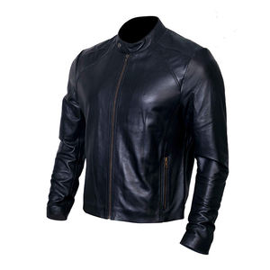 Modern Comfortable Outerwear <b>Jacket</b> with Stand Collar and Functional Pocket Construction - Product Image 1