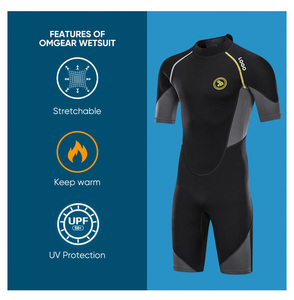 Combinaison de plongée intégrale personnalisée pour homme en néoprène 3mm, manches longues, pour surf, snorkeling, natation, marque privée, OEM, entièrement zippée sur le devant - Product Image 5