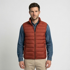 Doudoune d'hiver pour homme avec col en fourrure Gilet à capuche en duvet de canard blanc Coupe-vent et coton rempli pour l'été Mode masculine - Product Image 1