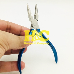 New Pliers Stainless Steel Keratin Bond Pliers Hair Extensions <b>White</b> Handle Bond Remover <b>Tape</b> Plier Custom Design Logo Offer - Product Image 1