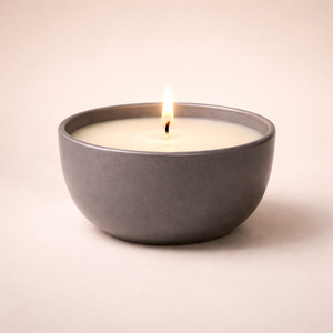 Recipiente de cerámica de doble tono para velas, cuenco ancho de pared gruesa, resistente al calor, acabado de esmalte liso, para una sola vela, decoración de lujo reutilizable - Product Image 5