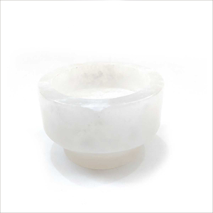 Pot de rangement en albâtre Regal Stonecraft, fait main, naturel, luxueux, écologique, élégant, décoration de cuisine et de maison, collection en gros - Product Image 4