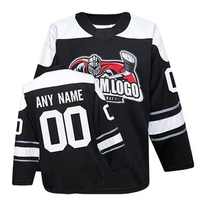 Men Ice Hockey Jersey Sport Sweater Stitched Letters Numbers Ice Hockey Jerseys Fabric Weight 220 Gram With <b>Top</b> Quality - Product Image 3
