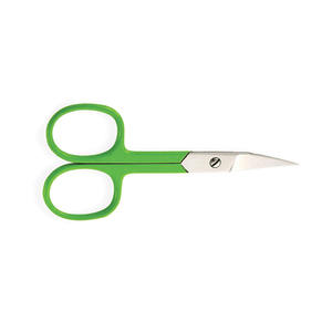 Tijeras Profesionales para Cejas Gervet TI-106 con Hoja Curva de Acero Inoxidable, Mango de Cerámica, Diseño para Diestros, Agarre Suave - Product Image 4