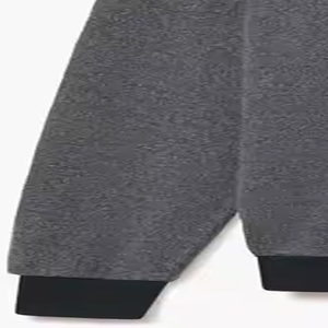 Sudadera de Cuello Redondo con Cierre, de Alta Calidad, Manga Larga, Algodón y Poliéster, Impresión Digital, Corte Holgado, para Mujer - Product Image 3