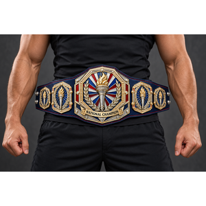 Cinturón de Campeonato Personalizado Liberty Torch para Lucha Libre, Boxeo, MMA, Placas Metálicas, Logotipo Personalizado, Fabricante OEM, TRX-WS063, Unisex - Product Image 1