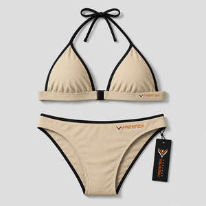 2026 Sublimation Beach Women Sexy <b>String</b> 2 Piece <b>Bikini</b> Set Cheeky Halter Swimsuit <b>Bikini</b> Wear Front - Product Image 4