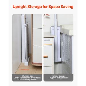 <b>Microfiber</b> Flat <b>Mop</b> Stainless Steel Handle Self-Wringing Dry/Wet <b>Floor</b> Cleaner 4 Reusable Washable Pads for Hardwood Laminate - Product Image 6