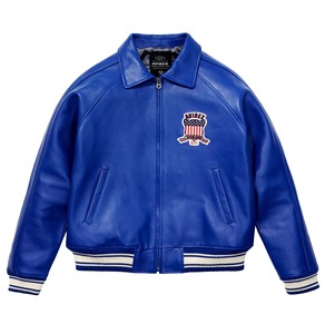 Avirex Blue Racing <b>Jacket</b> Full Sleeve Embroidered Logo Windproof Breathable Unisex Adult <b>Summer</b> Winter Style - Product Image 6