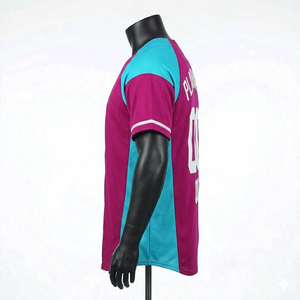Camiseta de béisbol de diseño único hecha en fábrica, con logo personalizado impreso, para unisex, hecha en Pakistán. - Product Image 3
