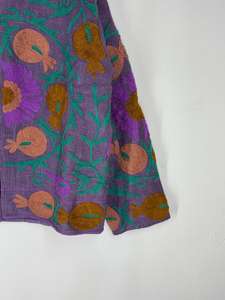 Chaqueta de algodón bordada a mano con diseño Suzani |   Kimono Bohemio - Product Image 4