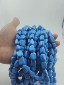 Synthetic Turquoise Tumble <b>Beads</b> Strands | Faux Turquoise Nugget <b>Loose</b> <b>Beads</b> Jewelry Making | Wholesale Mayrabygungun <b>Beads</b> - Product Image 2