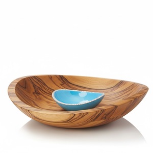 Superbe plateau et bol à chips et sauce, fait main, pour la maison, les hôtels, la table à manger, les fêtes, les apéritifs et les collations, plateau à nachos et à sauce - Product Image 5