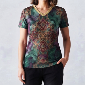 Nuevas camisetas de entrenamiento elegantes y modernas, recién llegadas, de manga corta, tela elástica, ajuste informal, para mujer. - Product Image 1