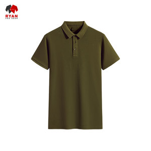 Chemises polo personnalisées Ryan Pro Gear pour hommes, style pull, avec logo personnalisé, conception ODM OEM - Product Image 3