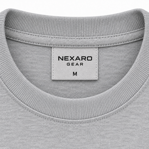T-shirt décontracté pour homme à manches longues, col rond, gris uni, 100% coton jersey, coupe classique - Product Image 5