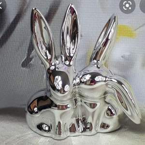 Sculpture de lapin en aluminium coulé de qualité supérieure, figurine élégante de lapin, statue décorative en métal pour la décoration du jardin et du patio - Product Image 5