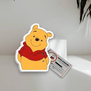 Palette magnétique carrée en acrylique pour cils, motif ours en peluche, cœur et diamant, écologique et réutilisable pour artistes - Meilleures ventes - Product Image 2