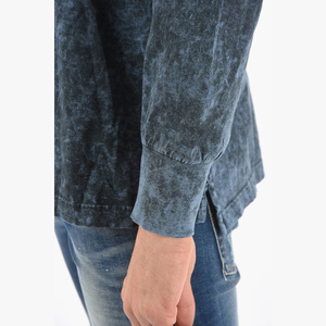 T-shirt sportif à manches courtes pour homme en Spandex/Polyester de qualité Supima, traitement à l'ammoniaque liquide, séchage rapide, anti-plis, sans rétrécissement - Product Image 3