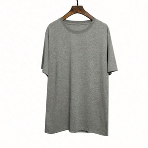 เสื้อยืดคอกลมแขนสั้นผู้ชาย ทรงปกติ สไตล์ลำลอง สีพื้น ผ้าถัก 100% ผ้าฝ้ายเจอร์ซีย์ - Product Image 6