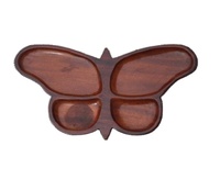 Plateau de service en bois de manguier poli, design moderne fini de manière unique, taille personnalisée, respectueux de l'environnement, style américain, assiettes, plats, plateau