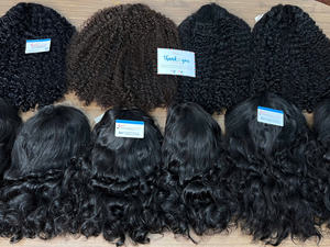 2025 perruque de cheveux humains droite en os la plus vendue couleur personnalisée sans enchevêtrement sans perte prête à expédier prix de gros - Product Image 2