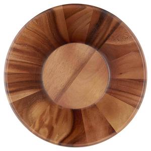 ชามไม้กระถินณรงค์ทำมือ พร้อมโลโก้ตามสั่ง สำหรับข้าว ซุป สลัด มีหลายขนาดและสามารถปรับแต่งได้ - Product Image 4