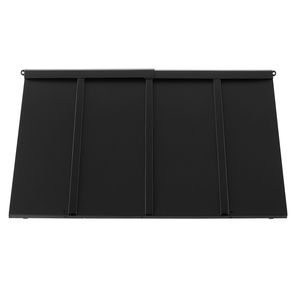 Tettoia Fissa in Metallo 44 x 24 Pollici con Telaio in Acciaio Stabile e Telo in PC Rivestito per Protezione da Pioggia e Neve - Product Image 1