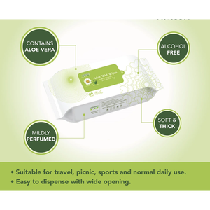 Toallitas Húmedas Absorba Nateen (40 Piezas) por paquete - Product Image 2