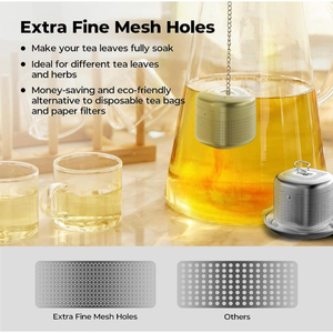 Trending Espresso Silver Polished Stainless Steel Square Shape <b>Tea</b> and Coffee Cup <b>Infuser</b> Restaurant Kitchenware Supplies - Product Image 4