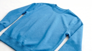 เสื้อสเวตเตอร์คอกลมสีฟ้าอ่อน ทรงปกติ สีพื้น ผ้าถักลำลอง 100% ผ้าฝ้าย สำหรับใส่ในฤดูใบไม้ร่วง - Product Image 5