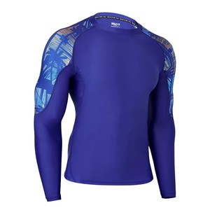 Quick Dry Anti-UV MMA Rash Guard <b>Shirt</b> for Unisex <b>Compression</b> Fit <b>Long</b> <b>Sleeve</b> Activewear for BJJ Gym and Outdoor Use - Product Image 6