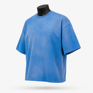 เสื้อยืดโอเวอร์ไซส์สไตล์วินเทจสำหรับผู้ชาย ผลิตจากผ้าฝ้าย ทรงหลวม สไตล์ฮิปฮอป ลำลอง เหมาะสำหรับฤดูร้อน เสื้อผ้าสตรีทแวร์ มีจำหน่ายแล้ว - Product Image 3