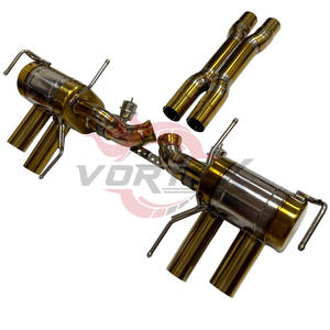 Système d'échappement Catback complet avec soupape en alliage de titane Vortex Grade 5 pour Ferrari D12 812 - Product Image 4